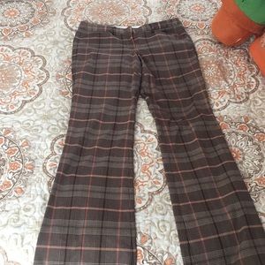 Express plaid work trouser
